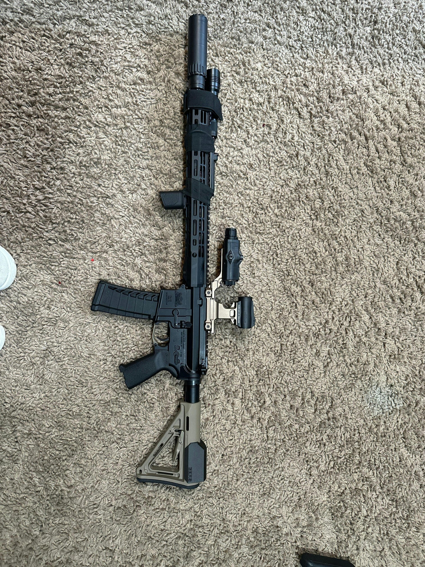 Stock - GBRS x Spectre CR-1 Valkyrie Cheek Riser - Black & TAN