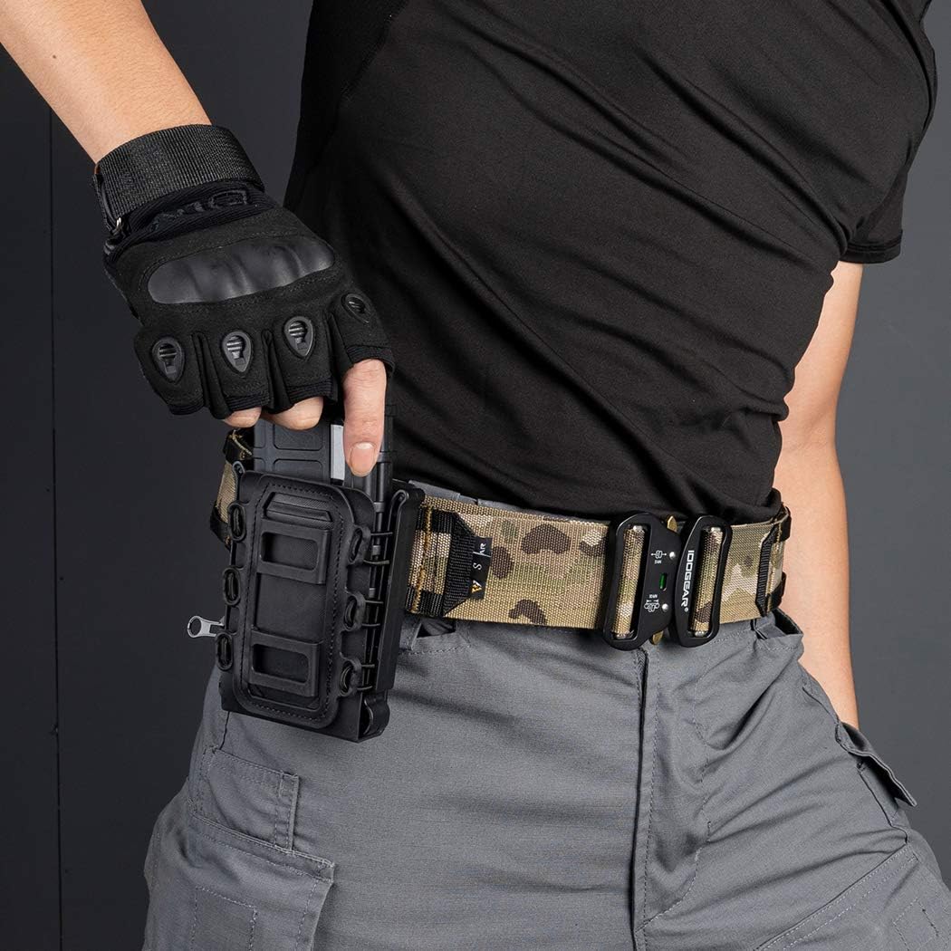 MOLLE & Belt AR & AK Mag Pouch - Black & TAN