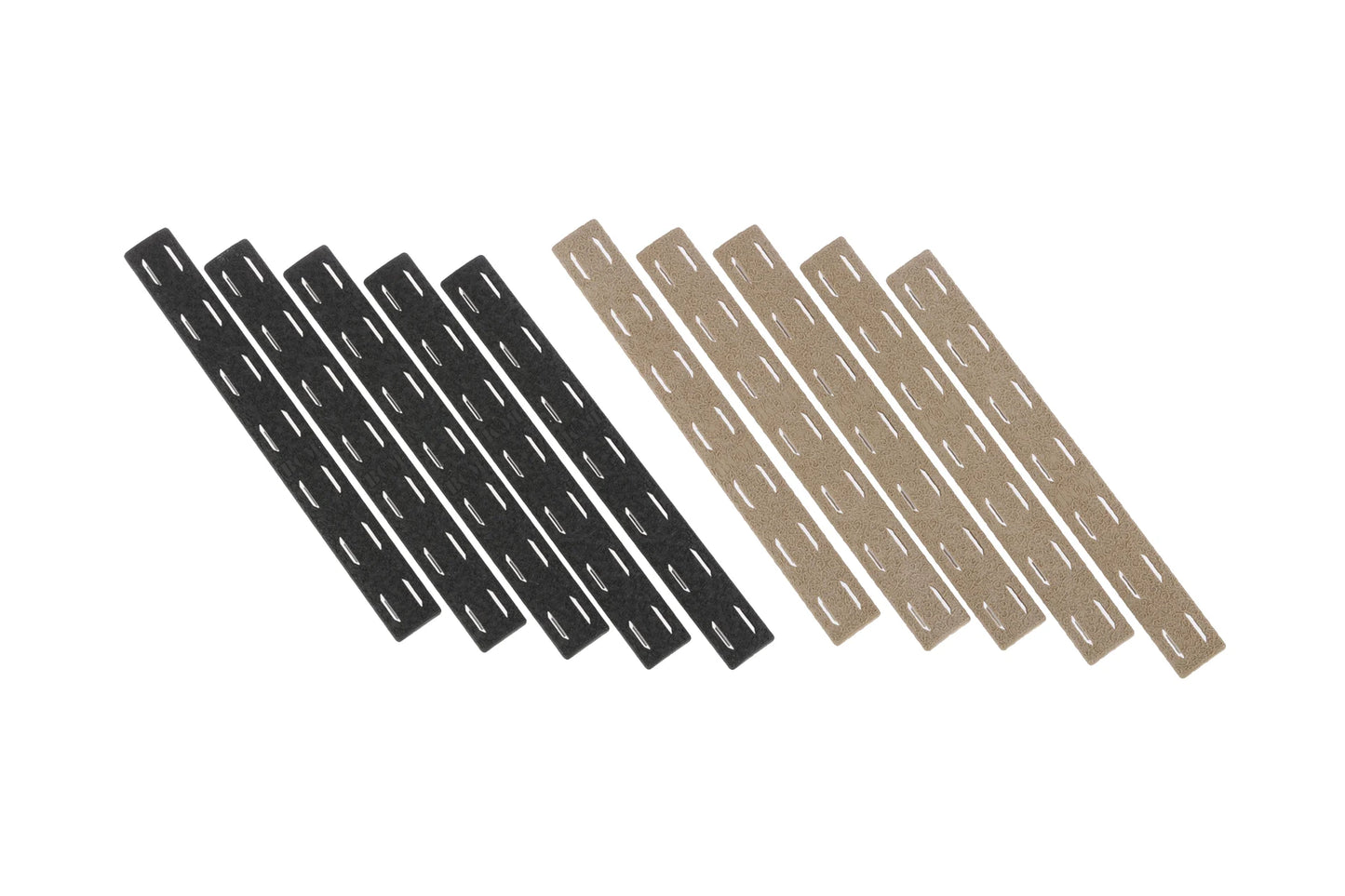 Rail - BCM Gunfighter M-LOK Rail Covers (5 pack) - Black & TAN