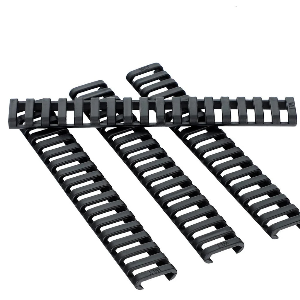 Rail - 4x 20mm Rubber Covers - Black & TAN