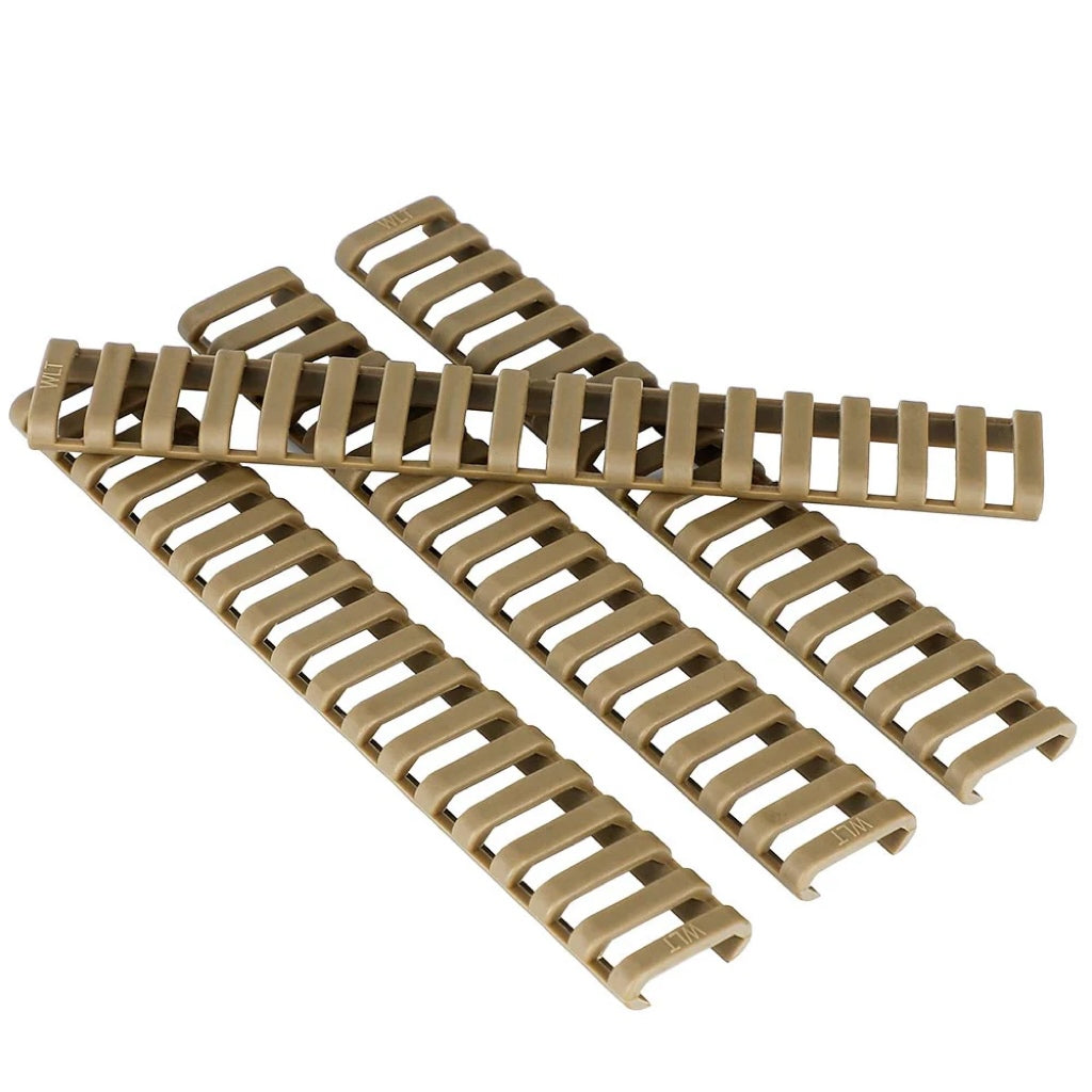 Rail - 4x 20mm Rubber Covers - Black & TAN