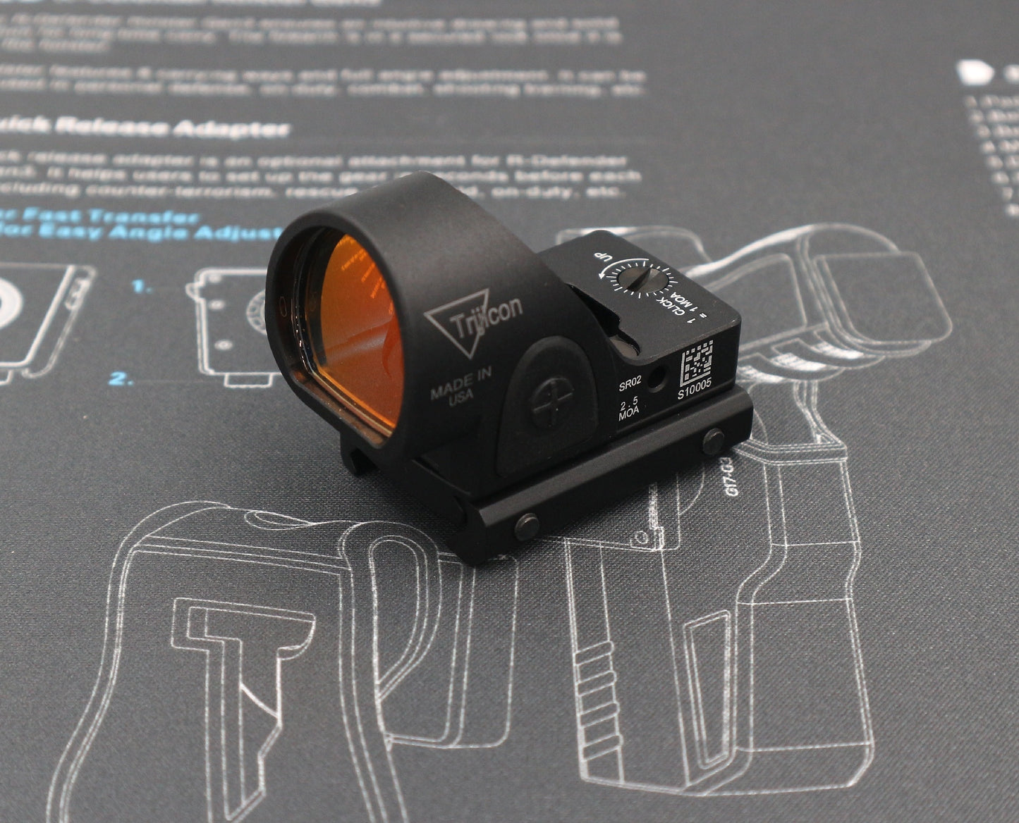 Sight - Trijicon Sotac SRO w/ Glock Mount
