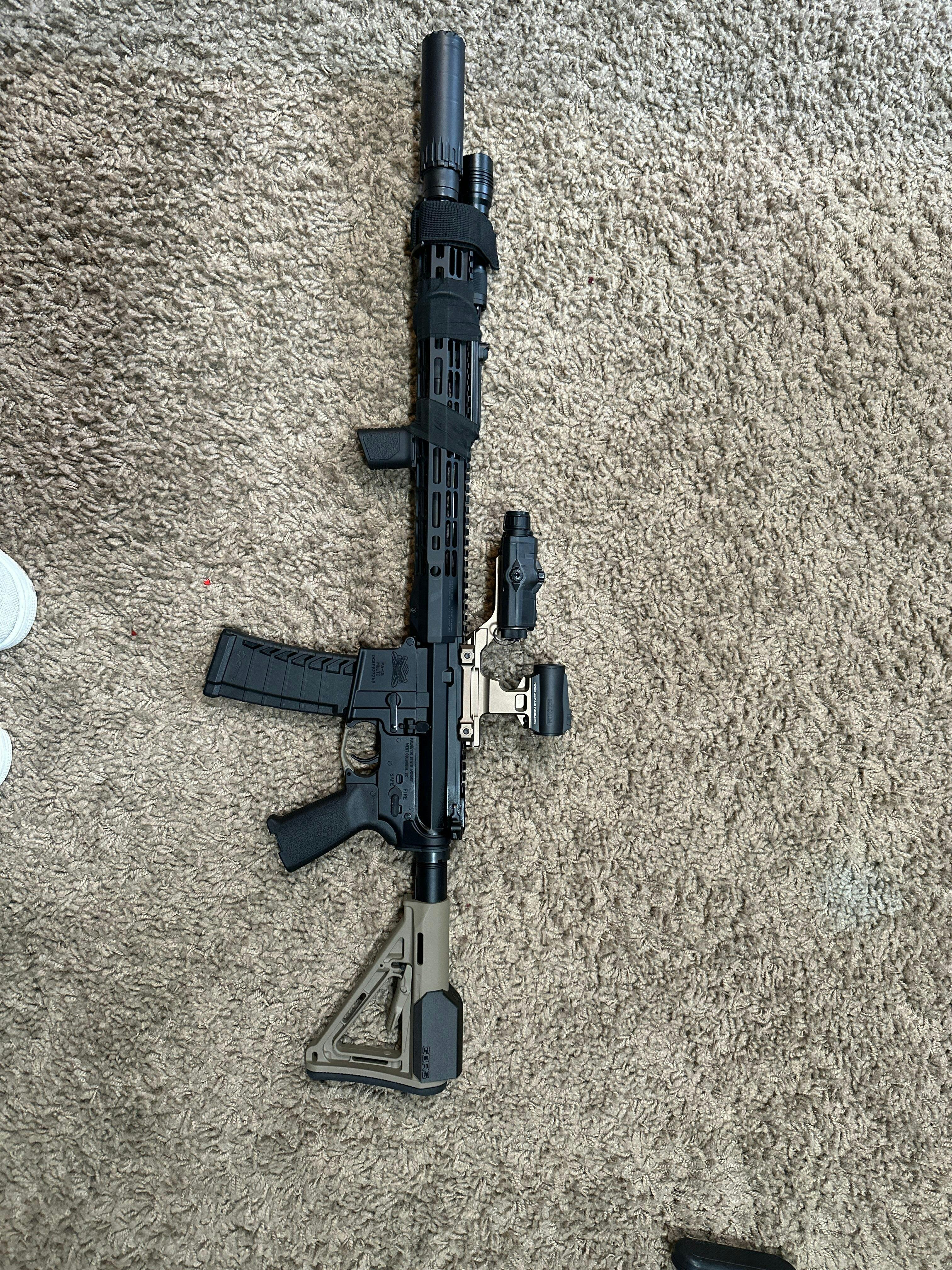 Stock - GBRS x Spectre CR-1 Valkyrie Cheek Riser - Black & TAN – T