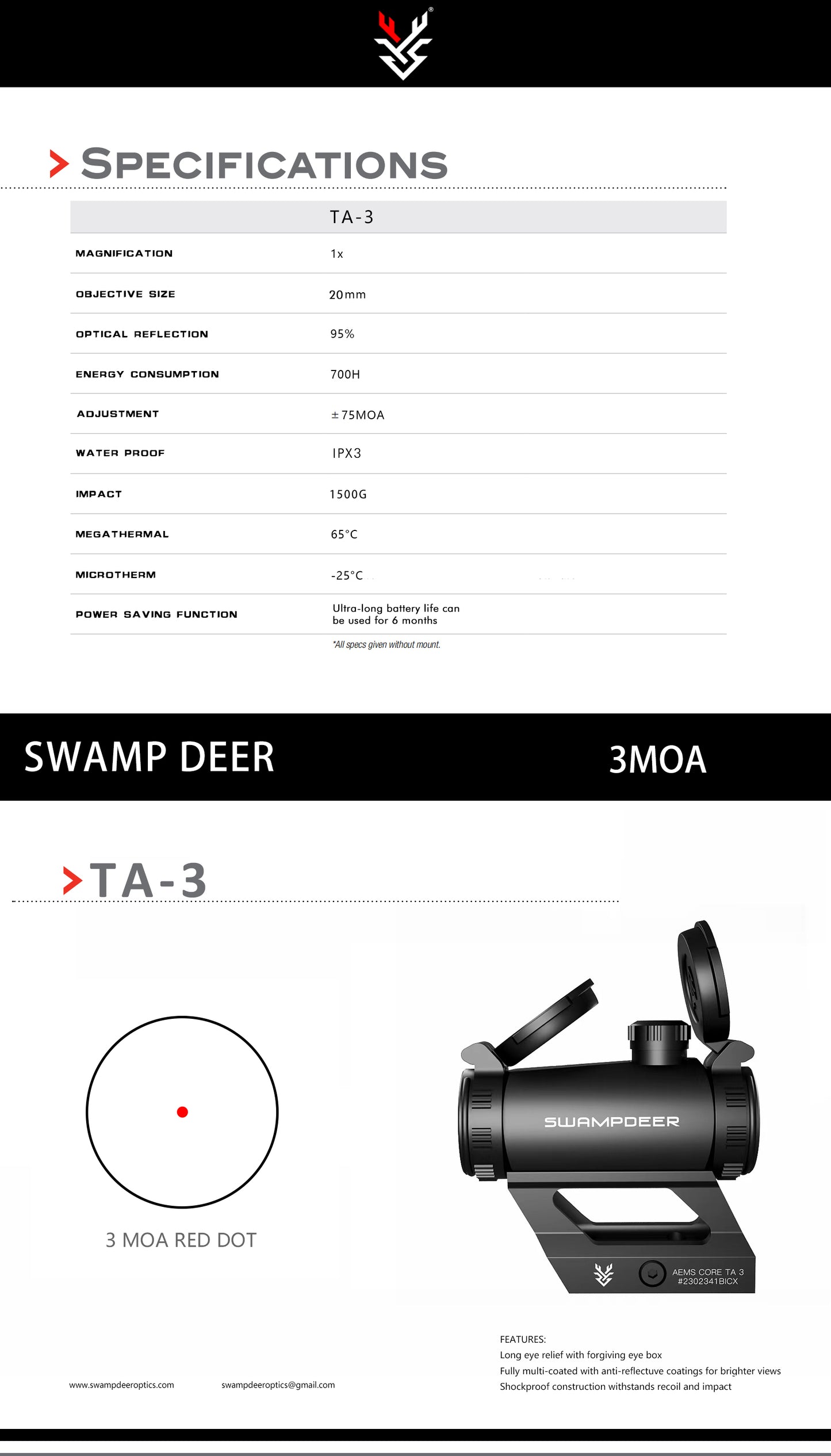 Sight - TA-3  [Firearm Tested]