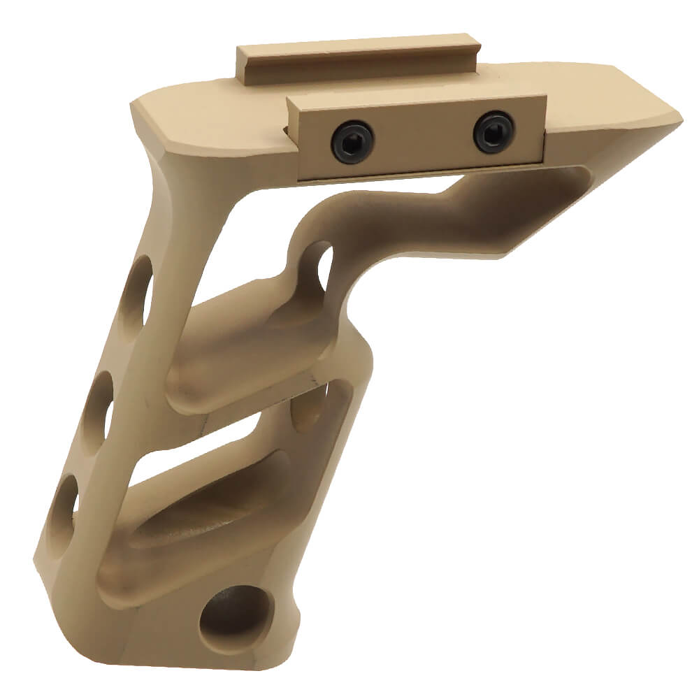 Grip - Aluminum Handstop 20mm - Black & TAN