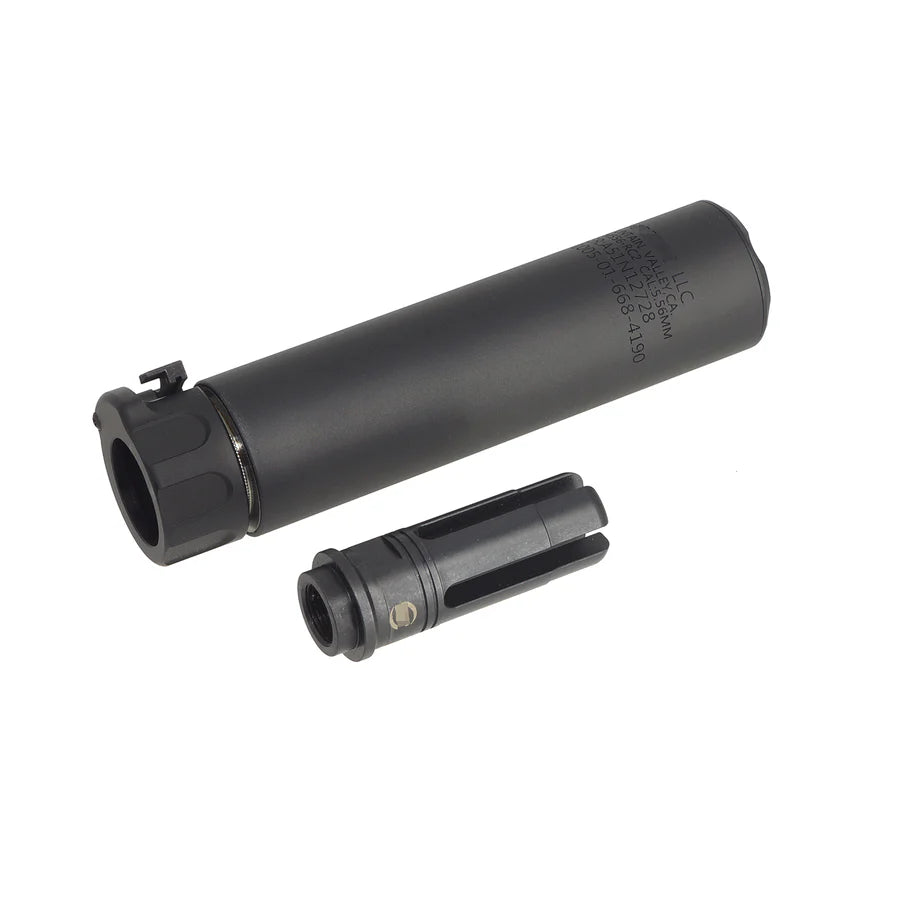 14mm - QD SUREFIRE WANDEN/SOCOM Suppressor - For Airsoft Only