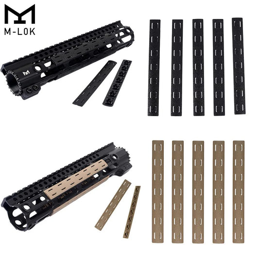 Rail - BCM Gunfighter M-LOK Rail Covers (5 pack) - Black & TAN