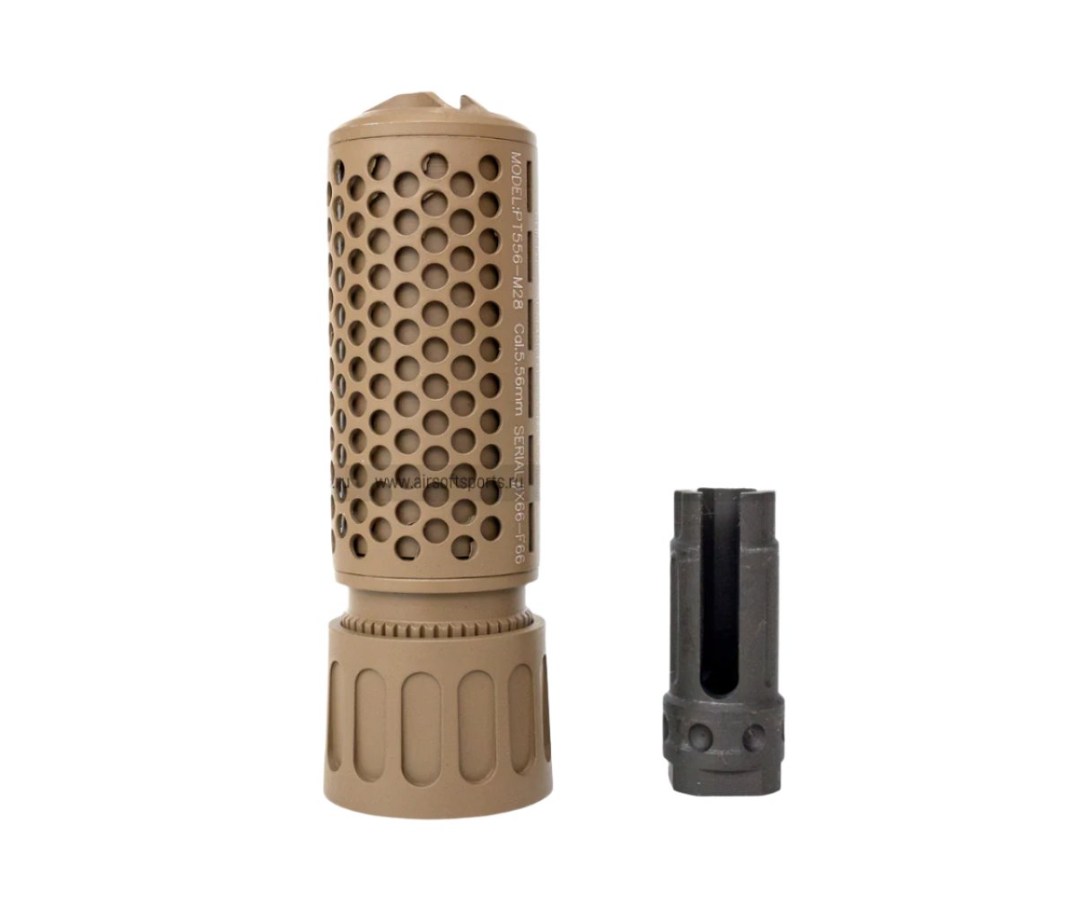 14mm - QD QDC 5 & 7 Inch Suppressor - For Airsoft Only