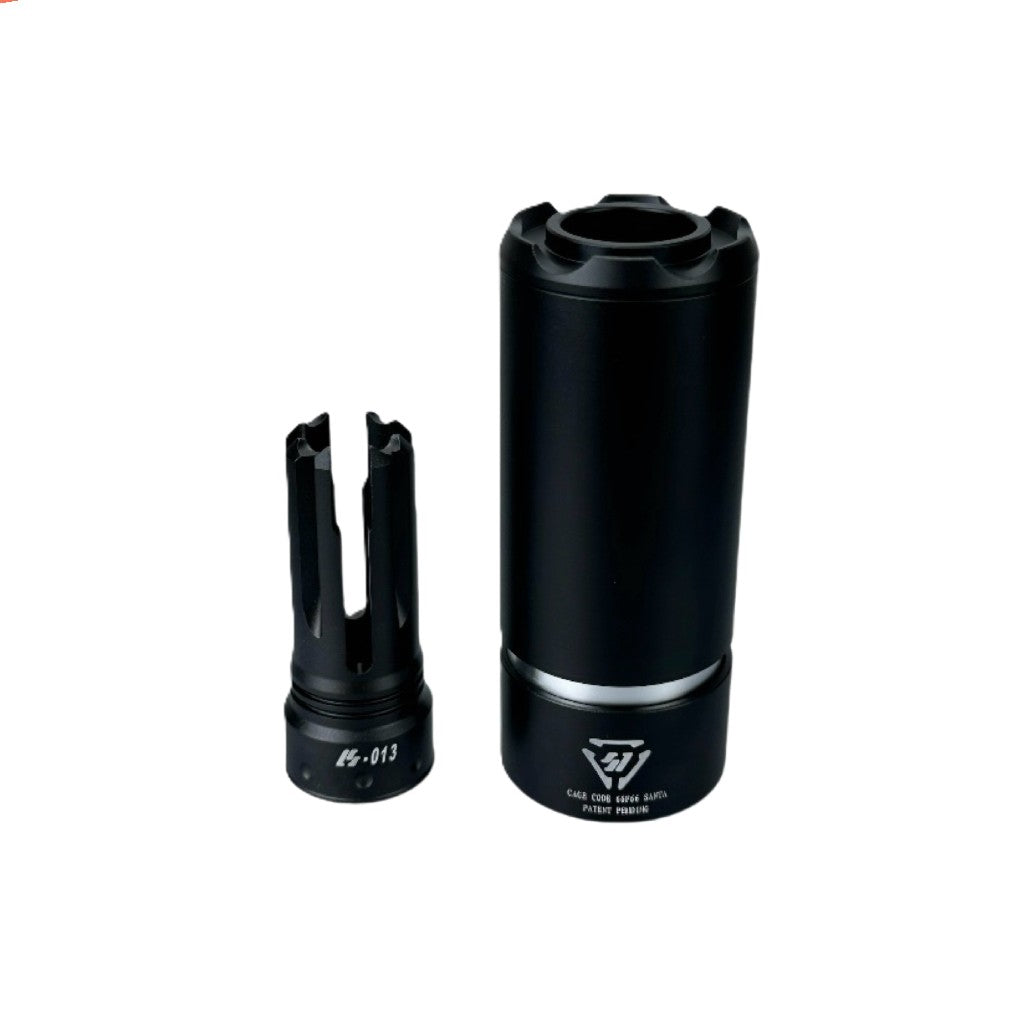 14mm - QD SI 3.5 & 5 Inch Suppressor - For Airsoft Only
