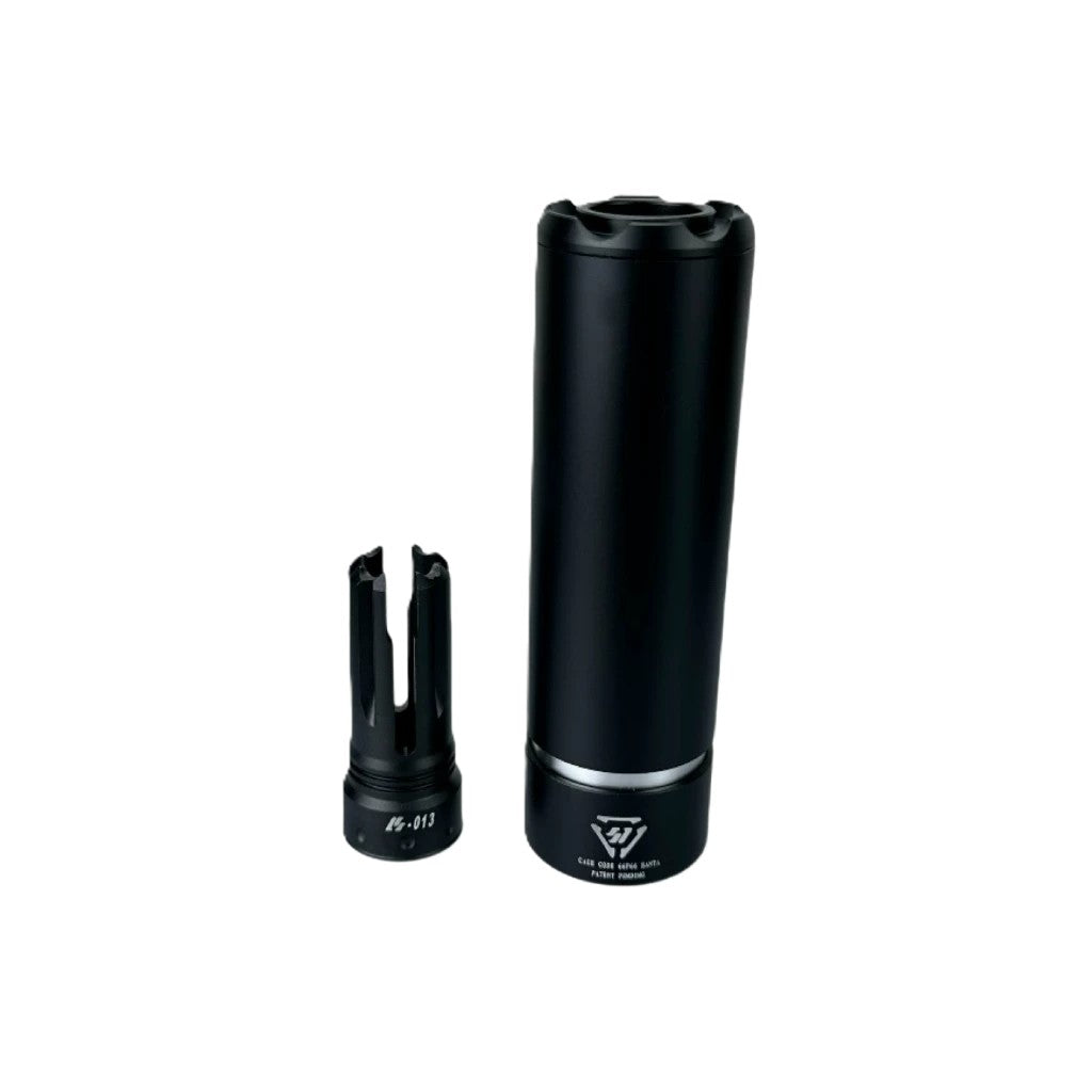 14mm - QD SI 3.5 & 5 Inch Suppressor - For Airsoft Only
