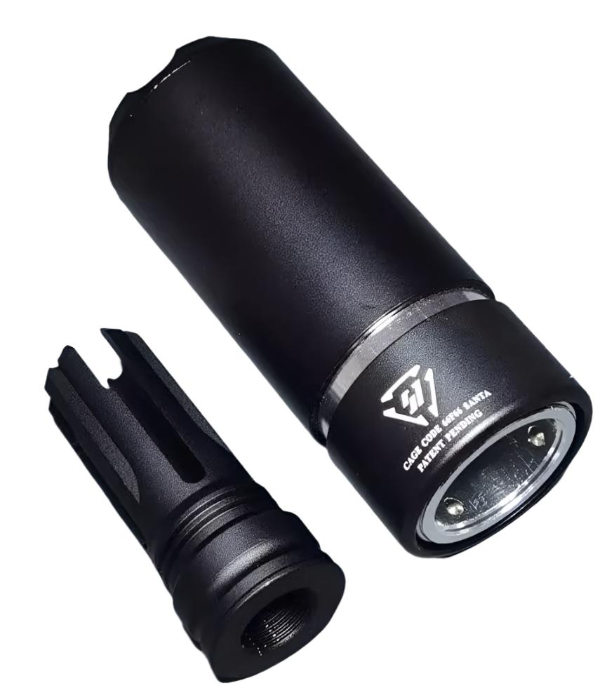 14mm - QD SI 3.5 & 5 Inch Suppressor - For Airsoft Only